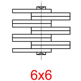 Сочетание пластин - Пластинчатая цепь П-44,45-558-2-3 по ГОСТ 23540-79