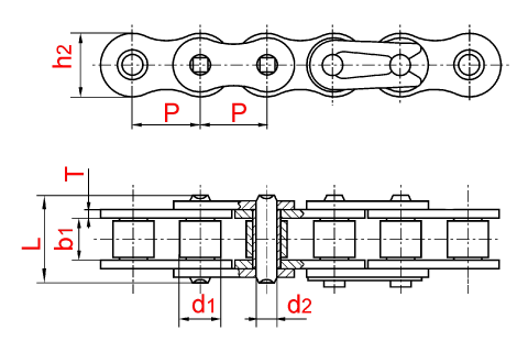 Схема: Мотоцепь ПР-12,7-18,2